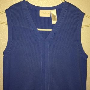 Liz sleeveless knit pullover